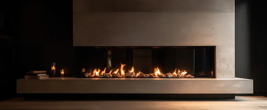 Gas Fireplace Ember Bed Design Services in Citrus Park, Florida