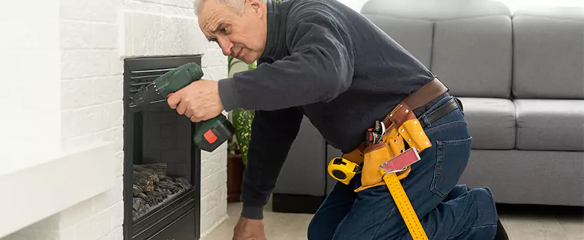 New Indoor Fireplace Installation in Citrus Park, Florida