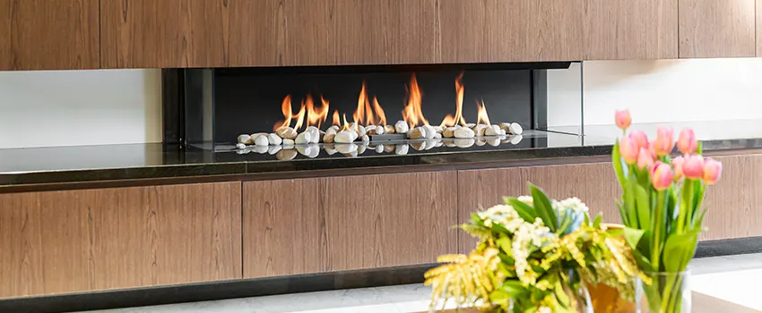 Double-height Fireplace Design Refurbishment in Citrus Park, Florida