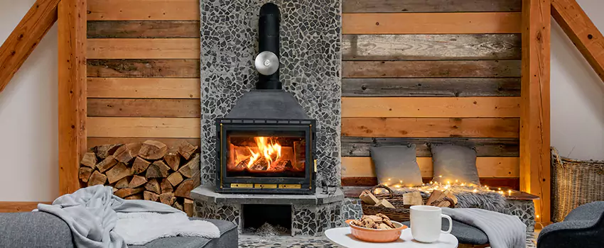 Thelin Hearth Products Direct Vent Gas Stove Fireplace Inspection in Citrus Park, Florida